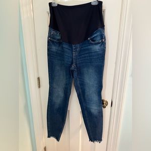 Maurices size 10 maternity jeans